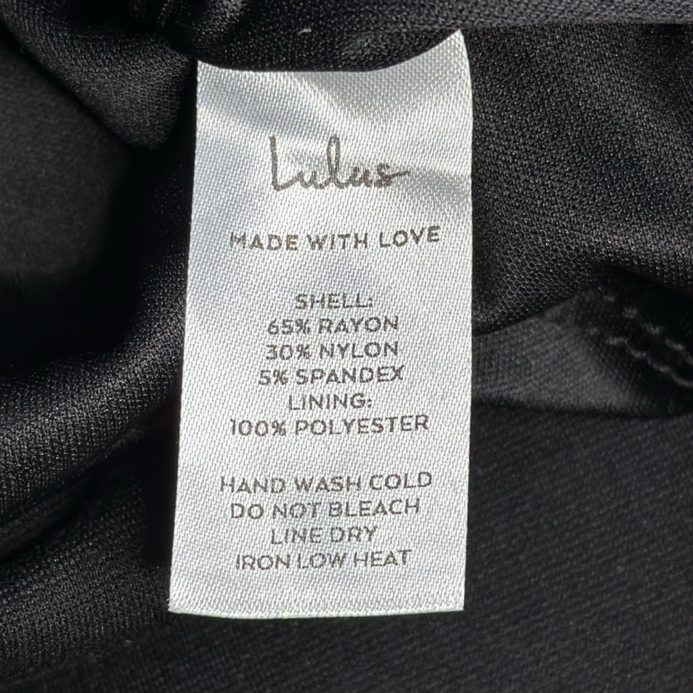 Lulu’s | All This Appeal Black Bodycon Midi Dress, Size XS, NWT - Picture 9 of 12